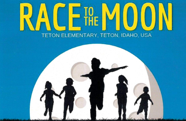 Race to the moon graphic