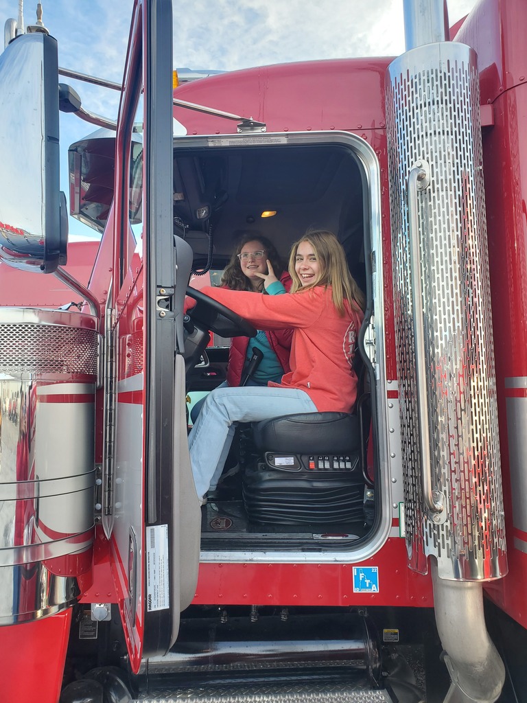Kids were able to get in and explore $200,000 trucks