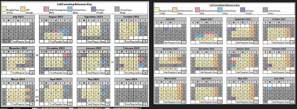 Calendar Options