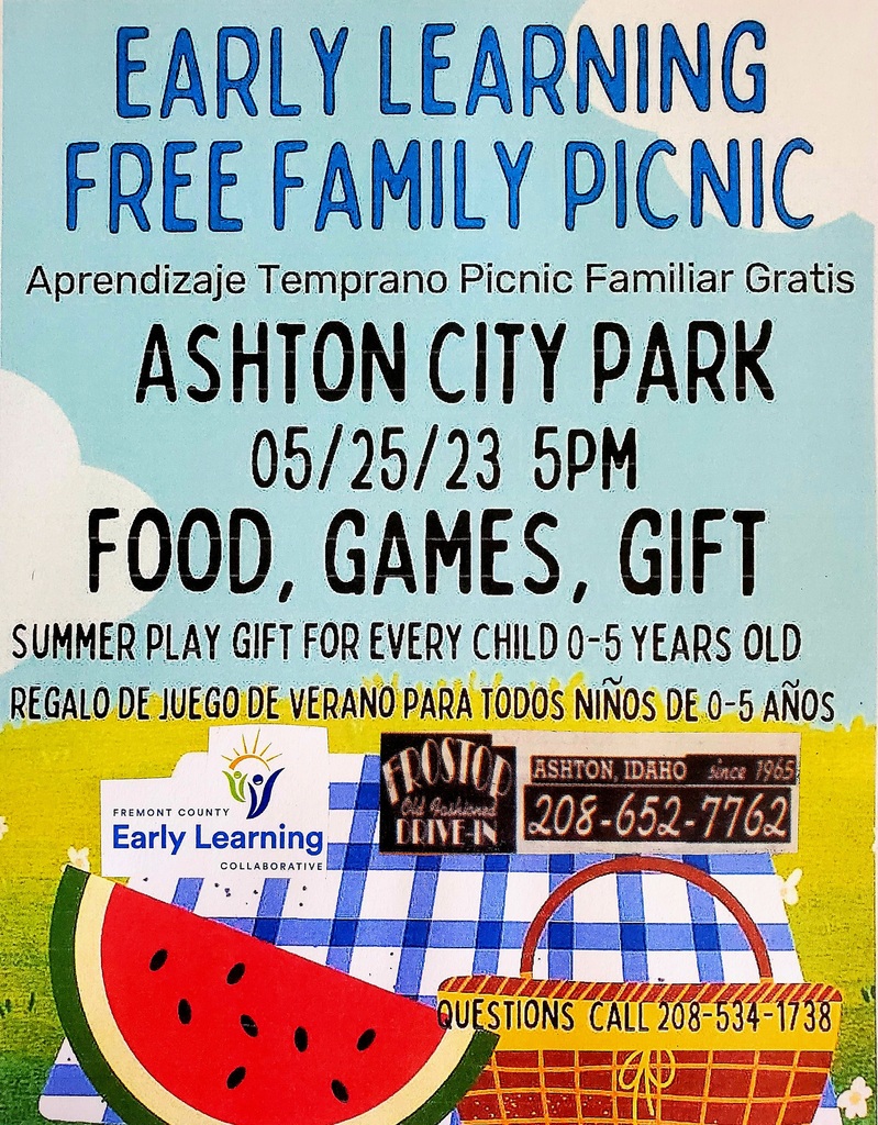 Early Learning Family Picnic Flyer